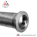 Bimetallic Twin Screw Barrels for WPC,PP,PE Plastic Pellet Making Machine